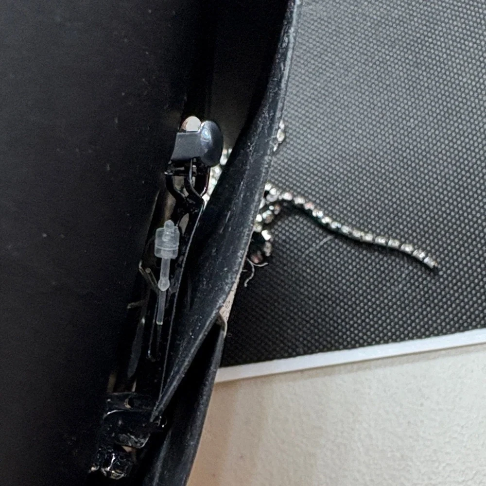 Zara Silver Rhinestone Hair Clip Tassel